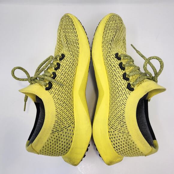 Allbirds Tree Dasher 2 Yellow Black Sneakers Mens Size 12 Running Walking Shoes - Picture 8 of 9